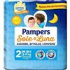 Pampers Sole Luna Pannolini Taglia 2 Mini (3-6 kg) 21 Pezzi
