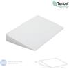 CUSCINO CONFORT CULLA 55x37x8.5 CM LISO E BIANCO