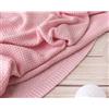KIOKIDS Copertina Neonato in Bamboo Rosa per Culla 80x110 cm Kio Kids 0 Mesi+