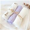 KioKids Set Mussola in Bambù Lavanda 70 x 70 cm 3 pz