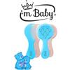 I'M BABY SET SPAZZOLA NATURALE E PETTINE