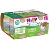 HiPP, Omogeneizzato Biologico di Pollo e Vitello, 4 x 80 g