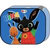 Tataway Coppia tendine laterali parasole auto Bing 44x35 cm - Protezione solare per bambini con grafica Bing e Flop su fondo blu