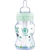 J Bimbi Trendy - Biberon Polipropilene Colore Verde Acqua 0m+, 160ml