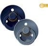 BIBS 2 Succhietti BIBS Colour Round Petrol/Deep Space