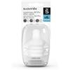 Suavinex Confezione 2 Tettarelle Simmetrichein Silicone SX Pro, Flusso Pappa 6 Mesi, con Sistema Anticoliche