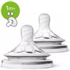 Avent 2 Tettarelle Natural Flusso Lento 2 Fori 1M+