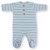 Bamboom 350 Tutina lunga apertura polo righe azzurro