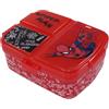 SPIDERMAN XL MULTI COMPARTMENT RECTANGULAR LUNCH BOX