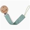Kiokids Clip Porta Succhietti 7AF7X In Legno Colore Salvia