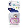 J Bimbi BFree Breezy 4M+ Succhietto trasparente-Rosa 2 pezzi
