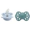 BIBS CIUCCIO INFINITY ANATOMICO SILICONE BABY BLUE/MARE DELL'ISOLA SIZE 2 BOX 2 PEZZI