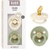 BIBS Colour Anatomical, Set di 2 ciucci, succhietto senza BPA, Tettarella anatomica.