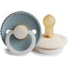 FRIGG Ciuccio in gomma FRIGG Stone Blue Night/Cream Night (0-6 mesi)
