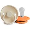 FRIGG CIUCCIO A CORDA CREMA/ACERO, 0-6 M, SILICONE