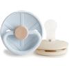 FRIGG Little Viking in silicone, confezione da 2 - Azzurro polvere/Crema 6m+