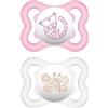 MAM BABY Mam Air Succhietti In Silicone Bimba 2-6 Mesi 2 Pezzi