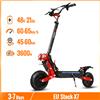 SUNNIGOO Monopattino Elettrico Fuoristrada 3600W con Doppio Motore, Velocità Massima 60-65km/h, Autonomia 45-55km, Ammortizzazione Tipo C, Pneumatici Fuoristrada da 11 Pollici, Pieghevole, Illuminazione