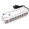 Toplionace Amplificatore di Segnale CATV 220V, Amplificatore di Segnale TV via Cavo Digitale Analogico 1-in 8-out 30DB, 1030MK8
