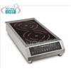 PIASTRA ad INDUZIONE DIGITALE bizona da 7000W, UNIKA DOUBLE