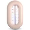 Suavinex, Termometro da Vasca per Neonati, per il Bagnetto, Senza Mercurio, Senza Batterie, Preciso, Resistente, Veloce e con Scala Cromatica, Gradi ºC e ºF, Galleggiante, +0M, Design Birdies, Rosa