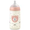 Suavinex, Biberon Wild&Free, 270 ml, Flusso M, 3+ Mesi, Rosa