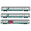 Rivarossi Hr4359 Fs Confezione da 3 Unità Ic 507 530 Sila Torino-Reggio C 2X Gran Materiale Rotabile, Carrozze