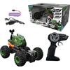 Lexibook, Crosslander® Dino, auto dinosauro telecomandata, fino a 10 km/h, acrobazie pazzesche, beccheggio, giroscopio integrato, effetti luce, ricaricabile, RC59D