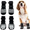 SahCognitual 4PCS Calzini Antiscivolo per Cani,Calzini per Cani che Smettono di Leccare, Antiscivolo e Durevoli per Prevenire l'Usura degli Artigli, Adatti per Pavimenti in Legno Duro per Passeggiate al Chiuso(M)