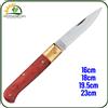 AUSONIA COLTELLO DA TASCA AUSONIA 'CALABRESE' LAMA ACCIAIO INOX MANICO LEGNO NATURALE