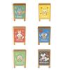 Nintendo Clip stile segno - Set 6 pezzi Pokemon Diner (pezzo Poke) Made in Japan 1,8 x...