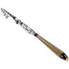 Demeras Canna da pesca telescopica in fibra di carbonio filatura canna da pesca 1,2 m 2,4 m Surf mare Canna da pesca per gli amanti della pesca(150 cm)