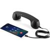 ENJOY-UNIQUE Ricevitori Auricolari Telefonici Retrò per Telefono Cellulare, Tablet, Laptop, Cuffie con Chiamata Confortevole, interfaccia USB-C, con Pulsante di Risposta, Adatto per Genitori Anziani