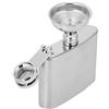Fdit Set di imbuto in acciaio inox, portatile, per vino, whisky, con imbuto (56,7 g)