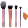 Real Techniques Set 4 pennelli viso e spugnetta make-up