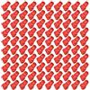 KUIDAMOS Blocco gancio antifurto 100pcs con allarme, cavo in acciaio 4mm, sicurezza ottimale per negozi, protezione antifurto rinforzata