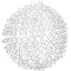 Amosfun Paralume in Filo Di Alluminio 3.15In Coprilampada G4 Sferico Per Lampada a Sospensione Paralume Decorativo Ideale Per Illuminazione Interna in Soggiorno E Camera Da Letto
