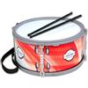 Bontempi | BeatMaster - Tamburo con Doppia Membrana, Tracolla e Bacchette di 25cm per un'Esperienza Ritmica Completa, Rosso, 25x25x12 cm