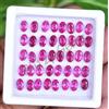 Perfetto 41 Pezzi Naturale Rosso Rubino Ovale 4.90 MM Certificato Loose Gemme