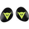 Dainese - Knee Slider Rss 4.0, Saponetta Ginocchio per Moto, Ricambio Protezione Ginocchio Moto, Unisex, Nero/Giallo Fluo, N