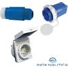 OSCULATI PRESA + SPINA + CAPPUCCIO 30A 220V COLLEGAMENTO BANCHINA BARCA NAUTICA GOMMONE