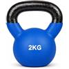 FFitness Kettlebell da 2 Kg Ideali per Esercizi di Functional Fitness Crossfit Allenamento Muscolare Base in Neoprene