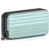 stardis Trousse per cosmetici con guscio rigido, da donna, da uomo, da toilette a forma di valigia, impermeabile, mini valigetta per donne, uomini, bambini, menta, Beauty case
