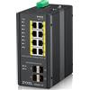 ZYXEL Switch di Rete 24 Porte Gestito L2 Gigabit Ethernet PoE RGS200-12P-ZZ0101F