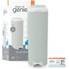 Diaper Genie Platinum - Bidone per pannolini inodore | Acciaio inox | Grande capacità: 47 pannolini | Fino a 5 mesi | Ampia apertura e pedale | Include ricarica 18 sacchetti, 846 pannolini - Verde