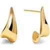 SINGULARU - Orecchini Elisa. Ottone con Finitura in Bagno d'Oro 18Kt. Gioielli da Donna