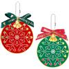Treedix 2 set di kit di saldatura fai da te per la decorazione dell'albero di Natale, kit di saldatura a forma di fiocco di neve, luci LED lampeggianti rosse, verdi e gialle, divertente kit