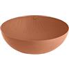 Alessi Veneer PU06/21 BR, Coppa da Cucina Multifunzione di Design, in Acciaio Colorato con Resina Epossidica con Decoro in Rilievo, Marrone