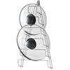 Metaltex Mango - Porta coperchi a 6 posti, 7 x 23 x 42 cm - (364006)