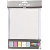 Creativ Fogli di gomma muschio, pinklight blueturquoiseyellowwhite, taglia unica